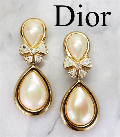 dior earr|christian Dior fashion earrings.